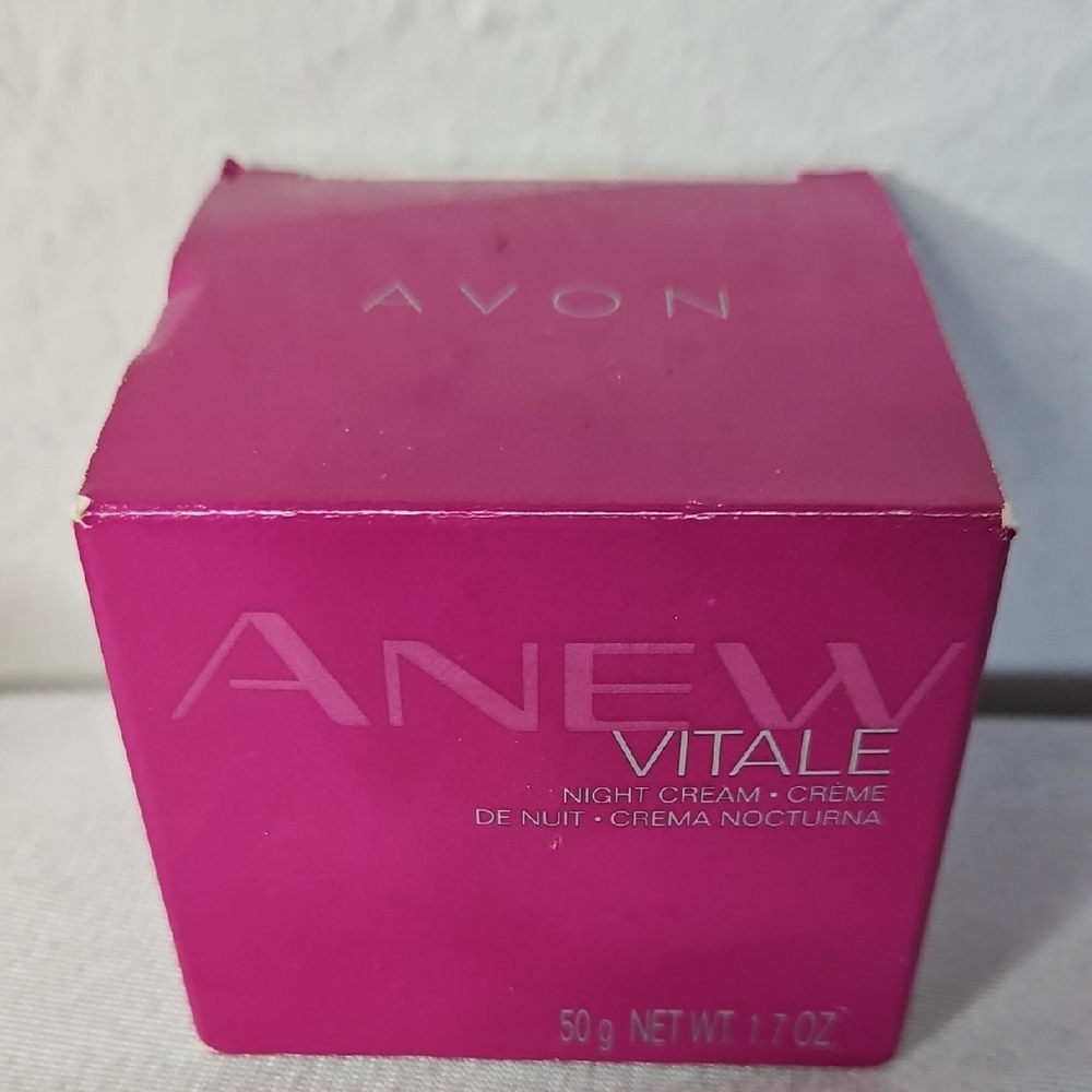 Avon Anew Vitale Night Cream Full Size 1.7 oz Retired Discontinued